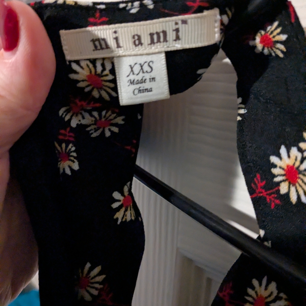 #91 Miami Black Floral Jumpsuit - Picture 7 of 7